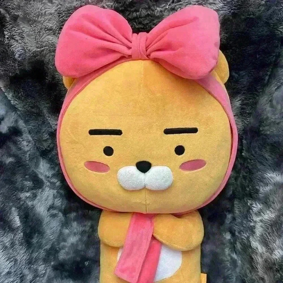 Kakaofriends Soft Plush 24" Ryan with Bow 2017 Special Edition - Picture 15 of 16